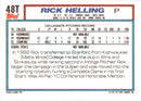 1992 Topps Traded Rick Helling