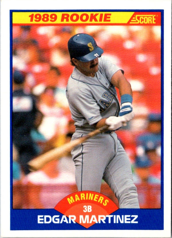 1989 Score Edgar Martinez #637