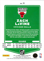 2021 Donruss Holo Red and Gold Laser Zach LaVine #11