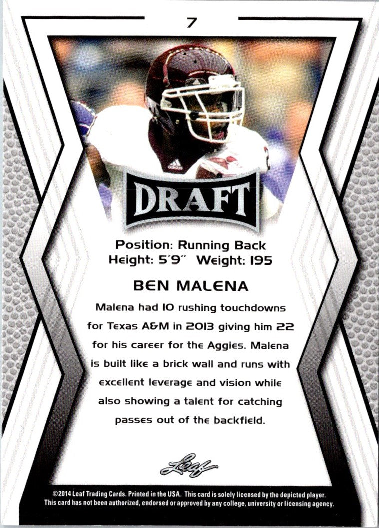 2014 Leaf Draft Ben Malena