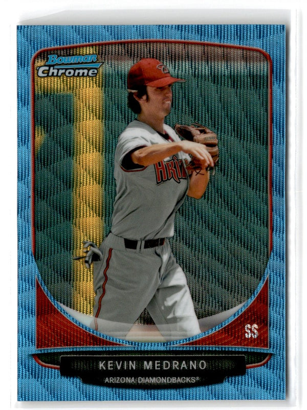 2013 Bowman Chrome Prospects Blue Wave Kevin Medrano #BCP108