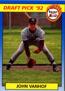 1992 Front Row Draft Picks John Vanhof