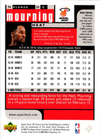 1998 UD Choice Preview Alonzo Mourning #74
