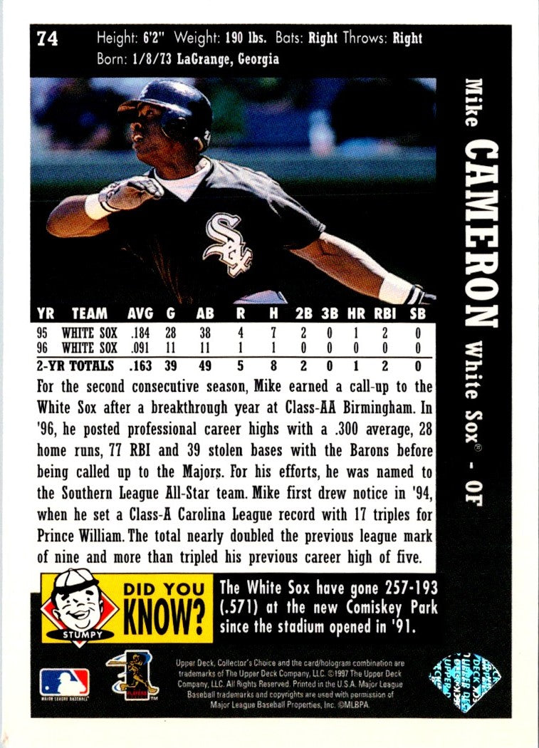 1997 Collector's Choice Mike Cameron