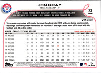 2022 Topps Chrome Jon Gray #23