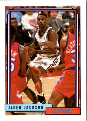 1992 Topps Jaren Jackson #358 Rookie