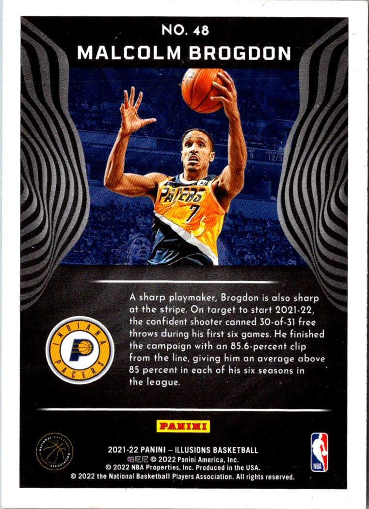 2021 Panini Illusions Malcolm Brogdon