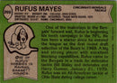 1978 Topps Rufus Mayes