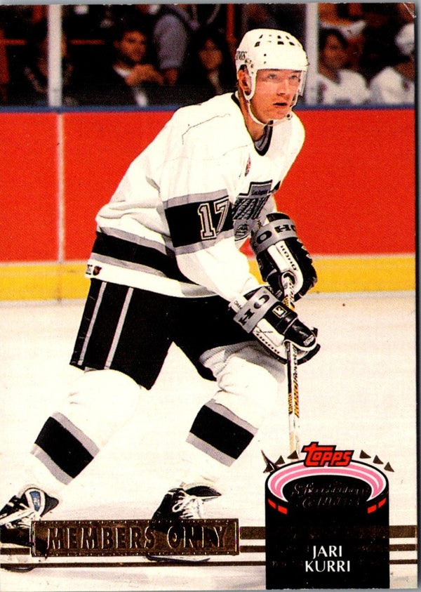 1992 Stadium Club Jari Kurri #138