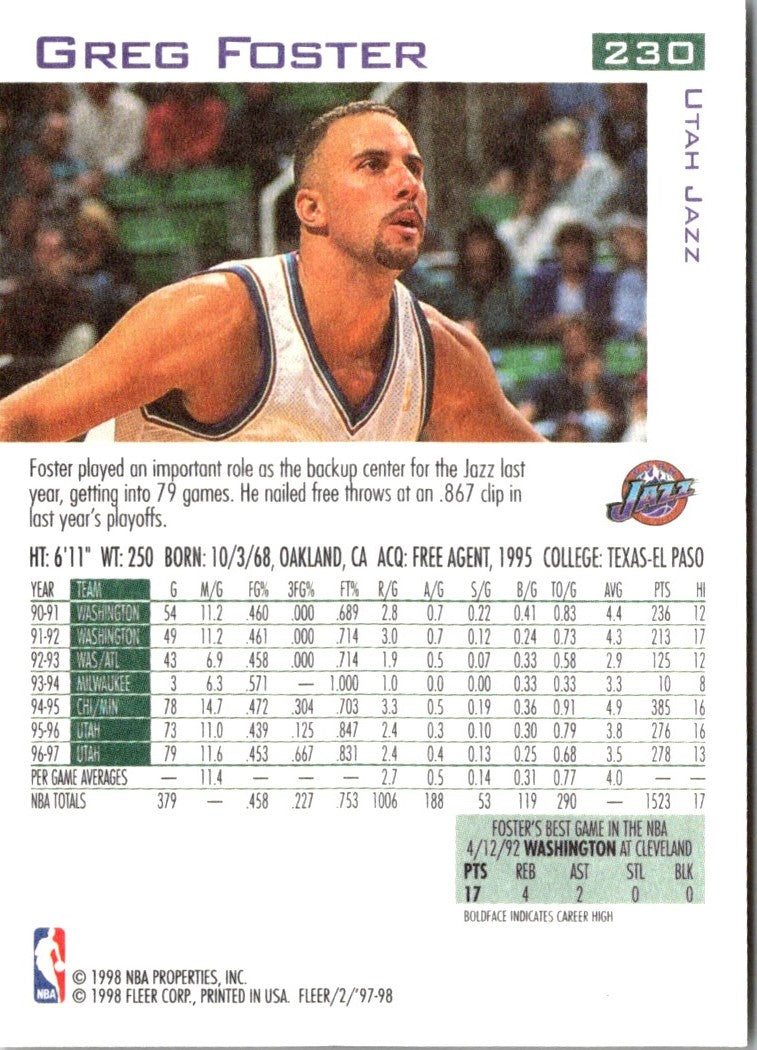 1998 Fleer Joe Smith