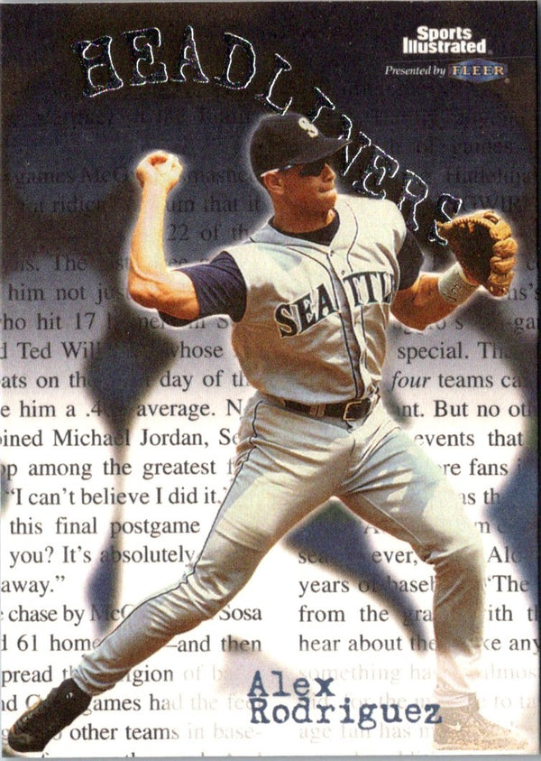 1999 Sports Illustrated Headliners Alex Rodriguez #13HL