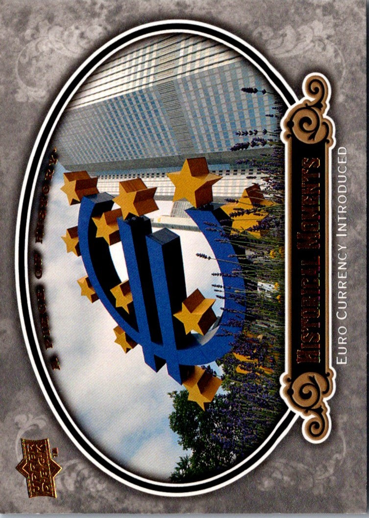 2009 Upper Deck A Piece of History Gold Introduction of