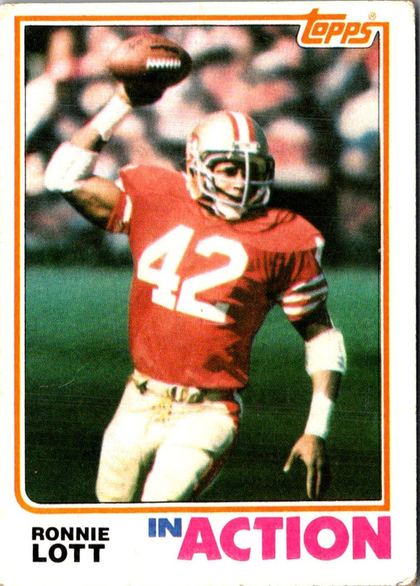 1982 Topps Ronnie Lott #487