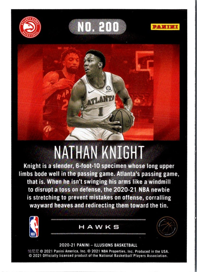 2020 Panini Illusions Asia Red Nathan Knight