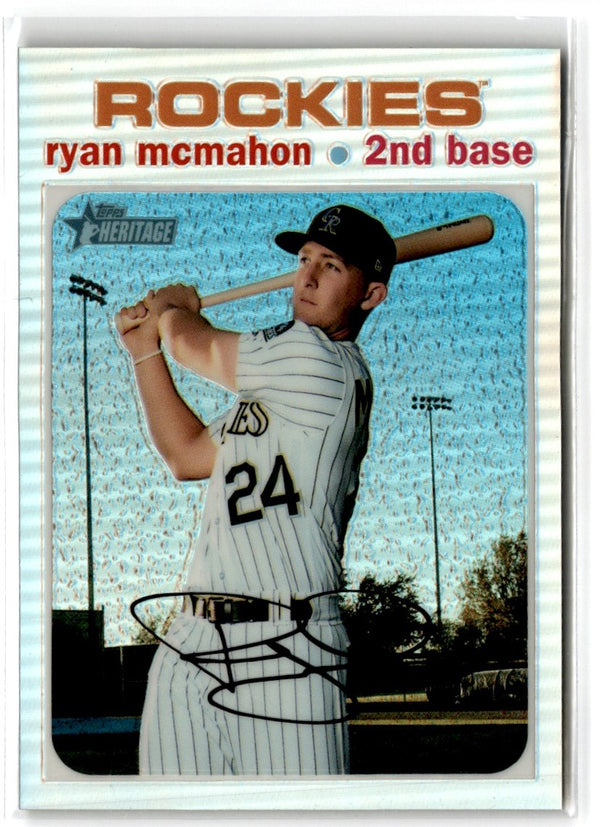 2020 Topps Heritage Spring Mega Box Chrome Exclusives Ryan McMahon #THC-298 /999