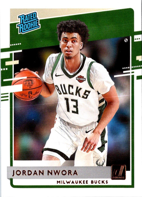 2020 Donruss Rated Rookies Jordan Nwora #220