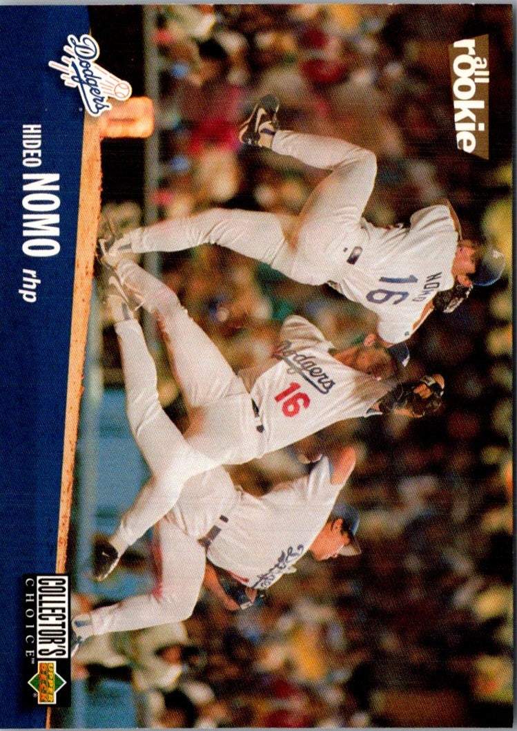 1996 Upper Deck Nomo Collection Jumbos Hideo Nomo