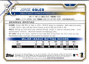2021 Bowman Jorge Soler