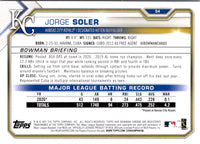 2021 Bowman Jorge Soler #54