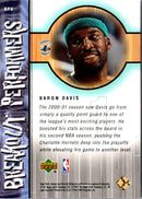 2001 Upper Deck Breakout Performers Baron Davis