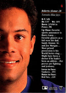 1993 Red Foley Stickers Roberto Alomar