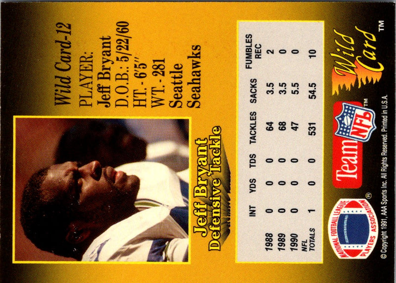 1991 Wild Card Jeff Bryant