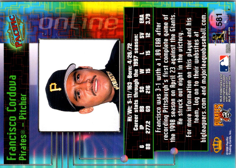 1998 Pacific Online Francisco Cordova