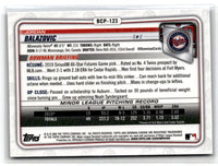 2020 Bowman Chrome Prospects Sapphire Jordan Balazovic #BCP-123