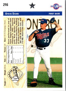 1992 Upper Deck Minors Steve Dunn