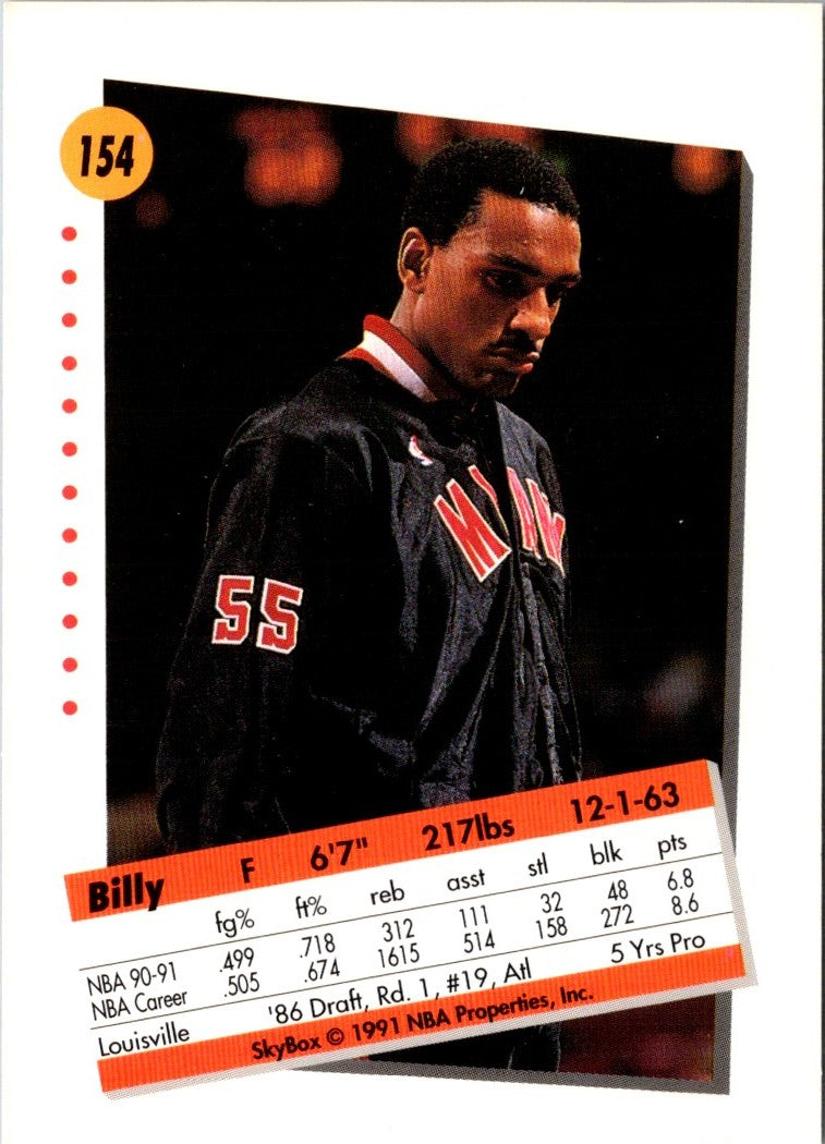 1991 SkyBox Billy Thompson
