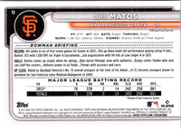 2024 Bowman Green Pattern Luis Matos #12