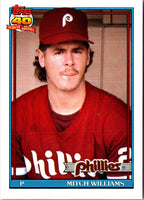 1991 Topps Traded Mitch Williams #127T