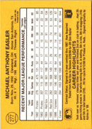 1987 Donruss Mike Easler