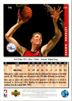 1994 Collector's Choice Shawn Bradley #76