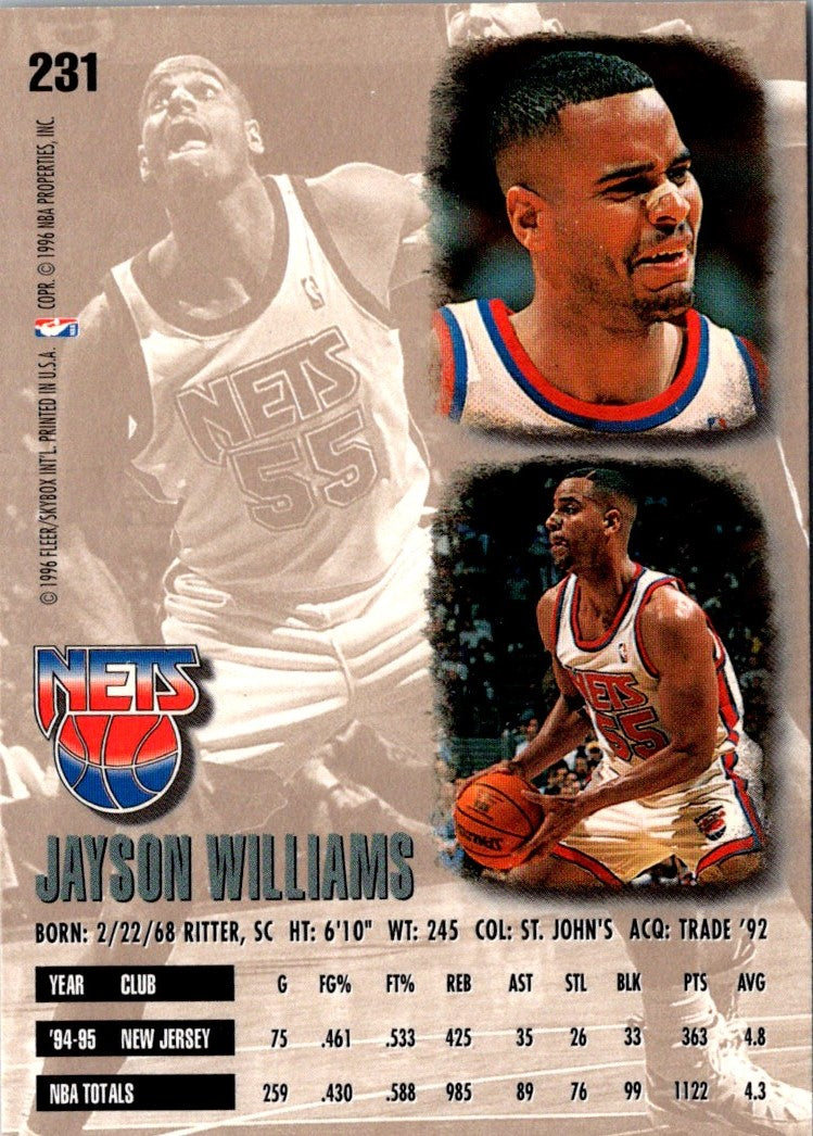 1995 Ultra Jayson Williams