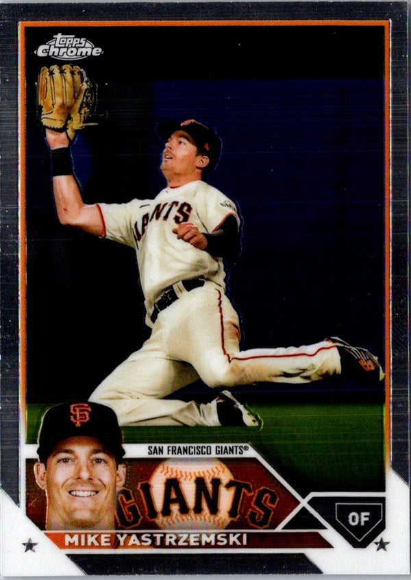 2023 Topps Chrome Mike Yastrzemski #111