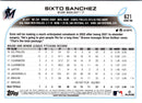2022 Topps Sixto Sanchez