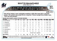 2022 Topps Sixto Sanchez #621