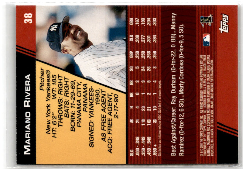 2001 Bowman's Best Mariano Rivera