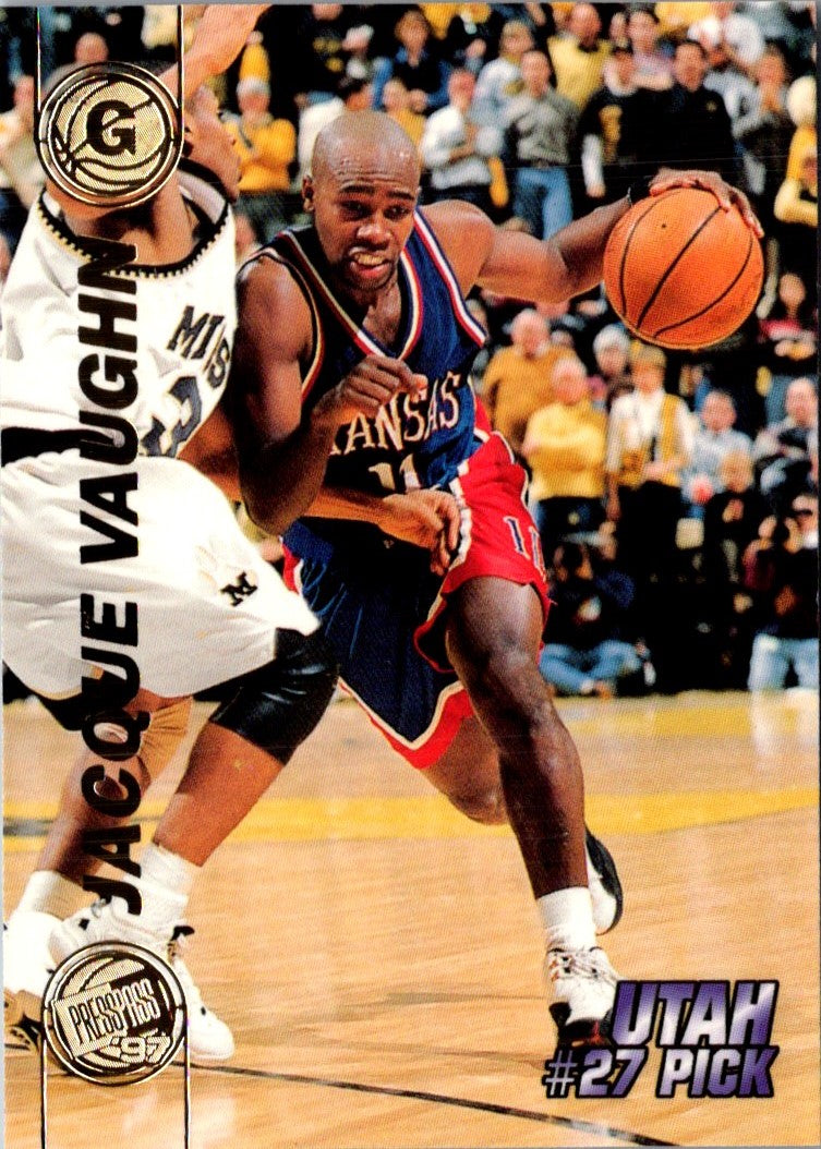 1997 Press Pass Double Threat Silver Jacque Vaughn