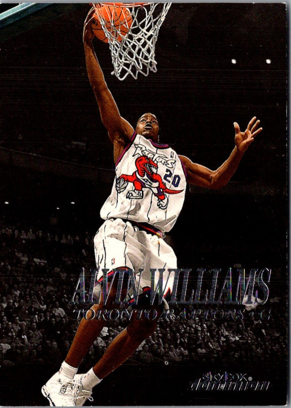 1999 SkyBox Dominion Alvin Williams #69