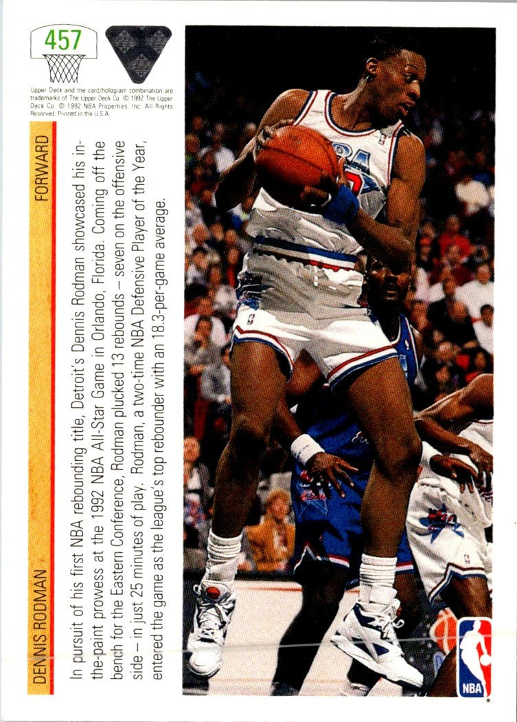 1992 Upper Deck Dennis Rodman