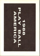 1988 Play Ball America Darryl Strawberry