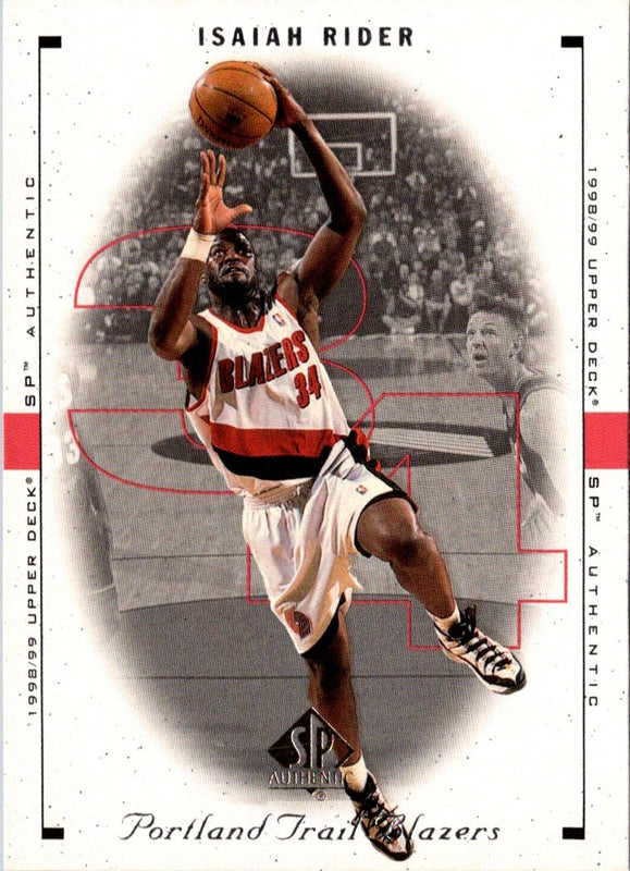 1998 SP Authentic Isaiah Rider #70