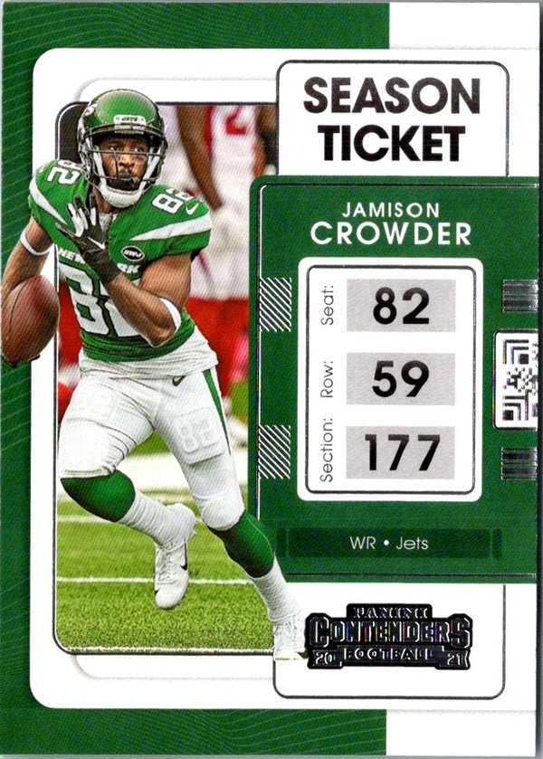 2021 Panini Contenders Jamison Crowder #78