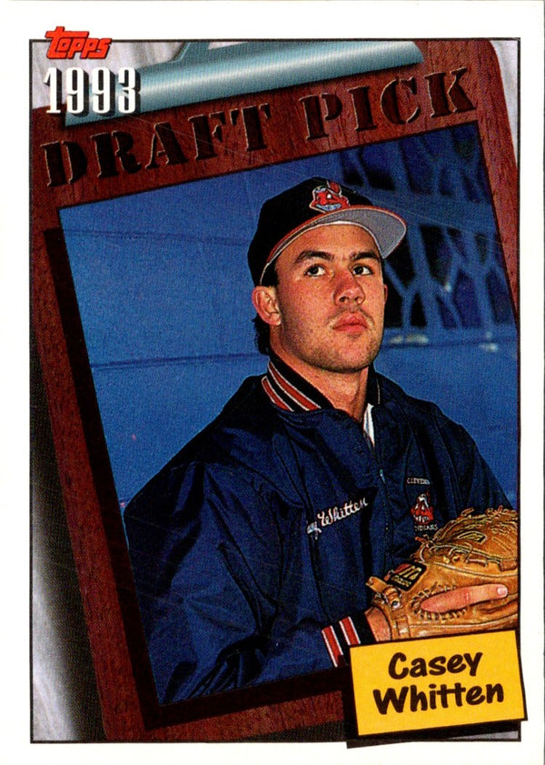 1994 Topps Casey Whitten #756 Rookie