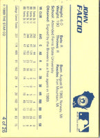 1989 Star Beloit Brewers I John Faccio #4