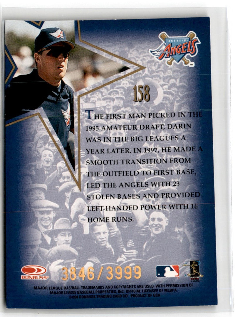 1998 Leaf Fractal Foundations Darin Erstad