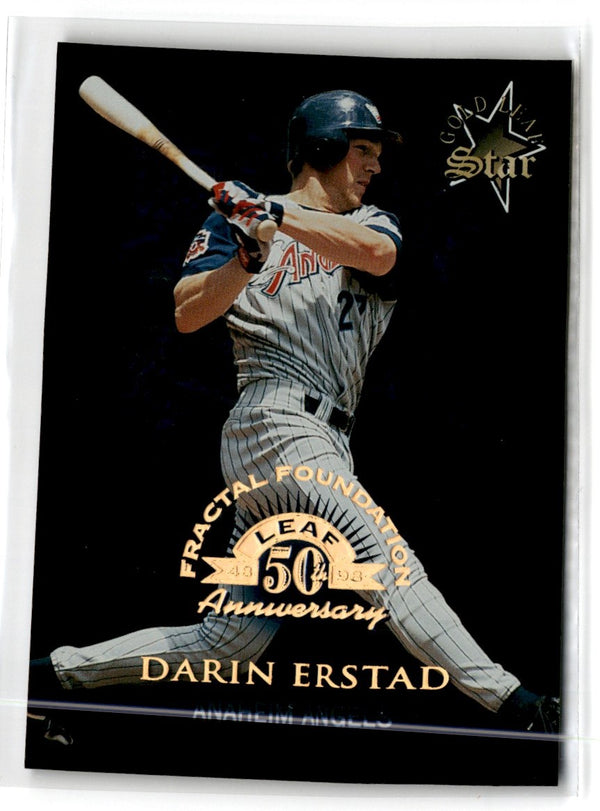 1998 Leaf Fractal Foundations Darin Erstad #158 3846/3999