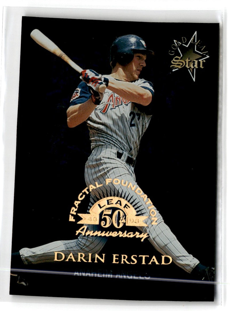 1998 Leaf Fractal Foundations Darin Erstad